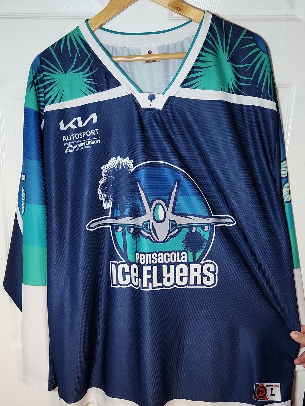 Pensacola Ice Flyers Navy & Teal Men’s Jersey